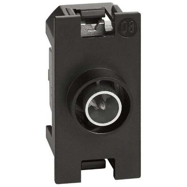 LIVING NOW 1 MODULE PAL TYPE TV SOCKET MECHANISM, Ideal Electrical Catalogue Av Security Detection Antennas Antenna Socket Box - Construction Supplies Australia