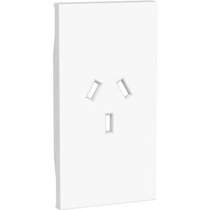 LIVING NOW 10A AUTOSWITCH SINGLE POWERPOINT COVER WHITE