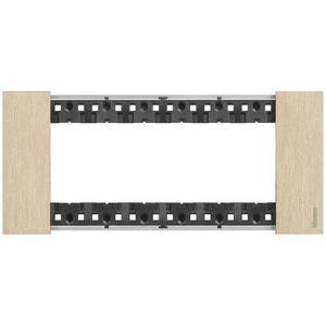 LIVING NOW 6 MODULE COVERPLATE GOLD