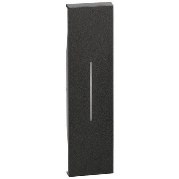LIVING NOW 1 MODULE SWITCH MECHANISM COVER BLACK, Ideal Electrical Catalogue Switches Plugs Sockets Switches Grid Cover Plate - Construction Supplies Australia