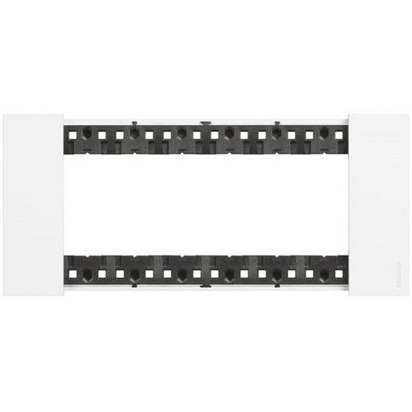 LIVING NOW 6 MODULE COVERPLATE WHITE, Ideal Electrical Catalogue Switches Plugs Sockets Switches Grid Cover Plate - Construction Supplies Australia