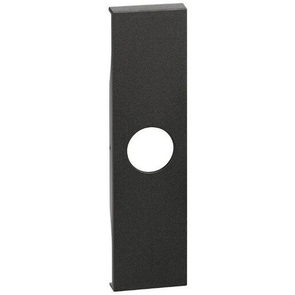 Cover For TV Sockets Mechanism 1 Module Black, Ideal Electrical Catalogue Switches Plugs Sockets Switches Grid Cover Plate - Construction Supplies Australia