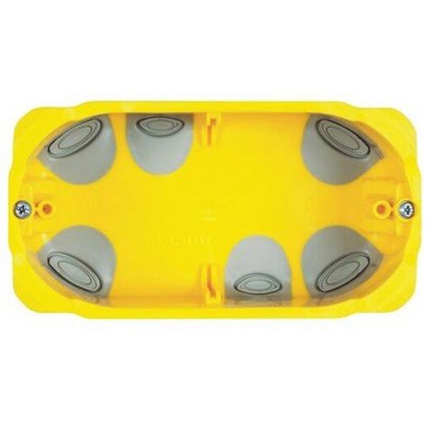 LIVING NOW 4 MODULE PLASTERBOARD BOX 133X71X52MM, Ideal Electrical Catalogue Light Fittings Accessories Mechanical Accessories Spare Parts For Luminaires - Construction Supplies Australia