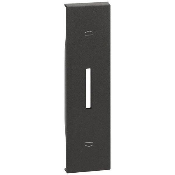 LIVING NOW 1 MODULE SHUTTER MECHANISM COVER BLACK, Ideal Electrical Catalogue Switches Plugs Sockets Switches Grid Cover Plate - Construction Supplies Australia