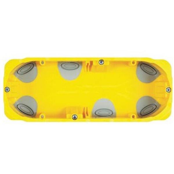 LIVING NOW 6 MODULE PLASTERBOARD BOX 183X71X52MM, Ideal Electrical Catalogue Light Fittings Accessories Mechanical Accessories Spare Parts For Luminaires - Construction Supplies Australia