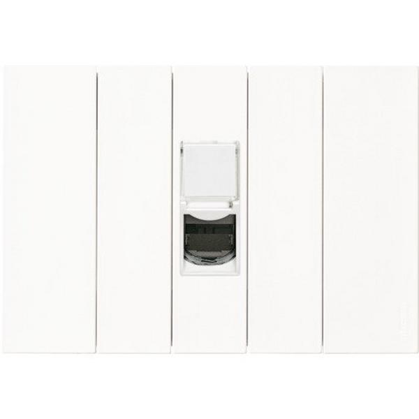 LIVING NOW CAT6 DATA PLATE 1 GANG WHITE, Ideal Electrical Catalogue Switches Plugs Sockets Switches Accessories Spare Parts For Domestic Switching Devices - Construction Supplies Australia