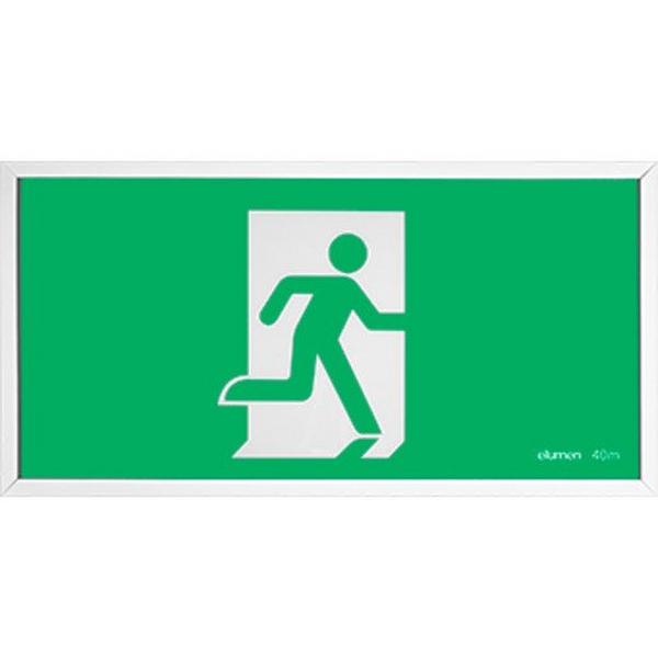 Emergency Exit 40M Jumbo Mile, Ideal Electrical Catalogue Light Fittings Emergency Exit Emergency Luminaire - Construction Supplies Australia