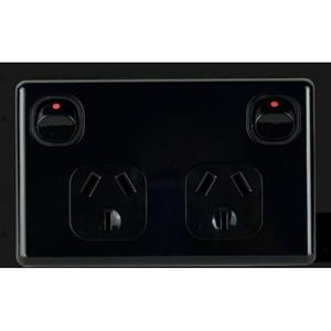 DOUBLE POWERPOINT 2 POLE BLACK
