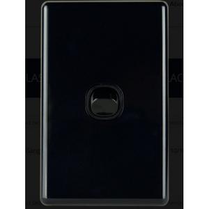 ONE GANG SWITCH BLACK
