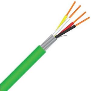 CABLE KNX 2PR SOLID 0.8MM2 CU/PE/OS/LSZH GREEN 100M