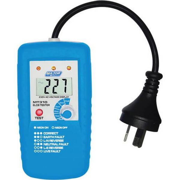 Socket Elcb And Polarity Tester 220V, Ideal Electrical Catalogue Tools Instrumentation Test Measurement Earth Leakage Switch Tester - Construction Supplies Australia