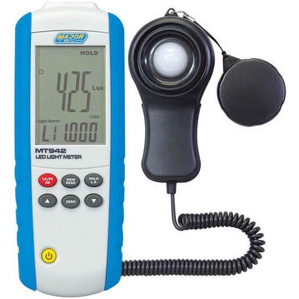 Digital LED Light Meter, 0.1 Lux To 400,000 Lux, Ideal Electrical Catalogue Tools Instrumentation Test Measurement Lux Meter - Construction Supplies Australia
