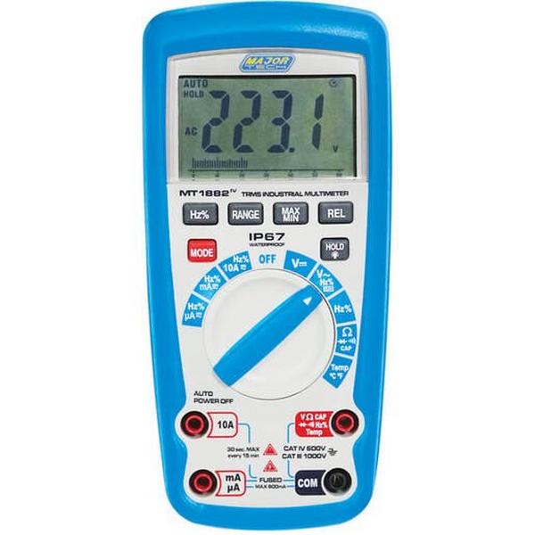 Auto Dmm, Temp, Cativ 600V, IP67, Ideal Electrical Catalogue Tools Instrumentation Test Measurement Multimeter - Construction Supplies Australia