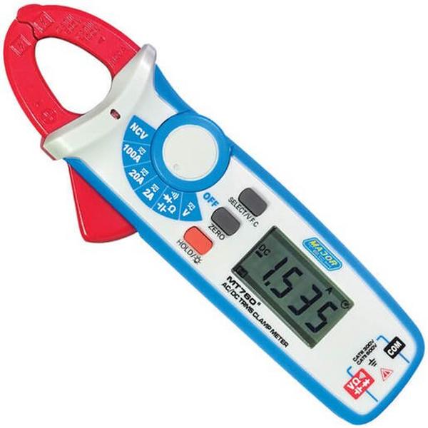 100A AC/DC Clamp Meter 17mm, Ideal Electrical Catalogue Tools Instrumentation Test Measurement Clamp Measuring Instrument - Construction Supplies Australia