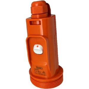 15 A SUSPENDED SWITCHED SOCKET ORANGE