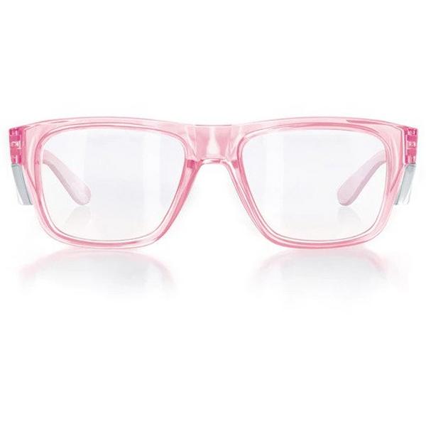 SAFETY GLASSES FUSION PINK CLEAR, Ideal Electrical Catalogue Safety Personal Protection Protective Glasses - Construction Supplies Australia