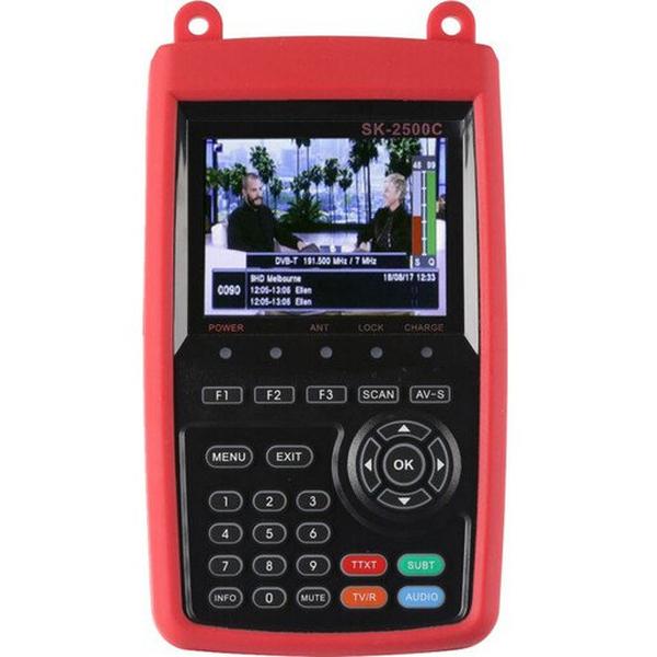 Satking Sk2500C Terrestrial TV Signal Meter, Ideal Electrical Catalogue Tools Instrumentation Test Measurement Antenna Measuring Instrument - Construction Supplies Australia