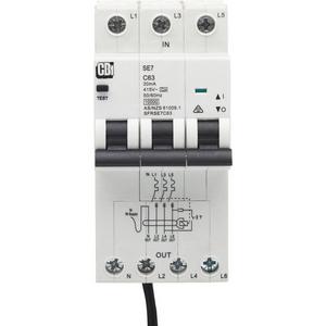RCBO 10KA D 32A 3P+N 30MA TYPE A W/LEADS