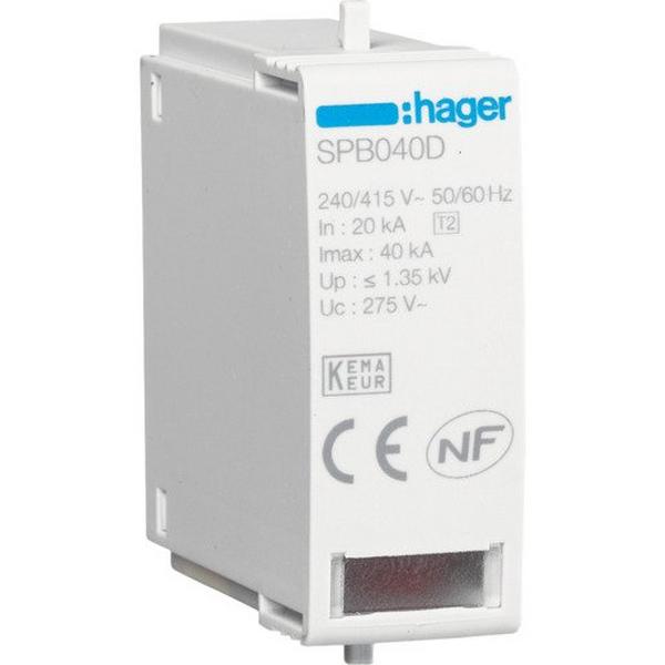 Spd Cartridge L-N; In 20kA; Imax 40kA, Ideal Electrical Catalogue Power Distribution Surge Protection Surge Protection Module - Construction Supplies Australia