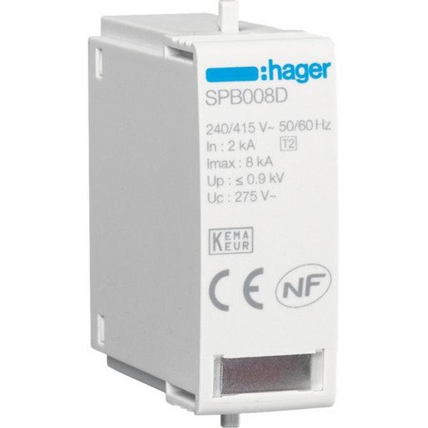 Spd Cartridge L-N; In 2kA; Imax 8kA, Ideal Electrical Catalogue Power Distribution Surge Protection Surge Protection Module - Construction Supplies Australia