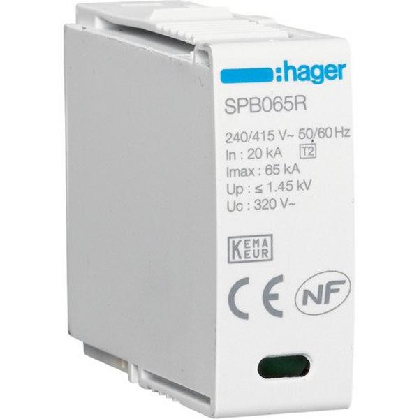 Spd Cartridge L-N; In 20kA; Imax 65kA, Ideal Electrical Catalogue Power Distribution Surge Protection Surge Protection Module - Construction Supplies Australia