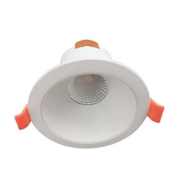 Downlight LED 9W Tri Colour Matt White Rex, Ideal Electrical Catalogue Light Fittings Downlight Downlight Spot Floodlight - Construction Supplies Australia