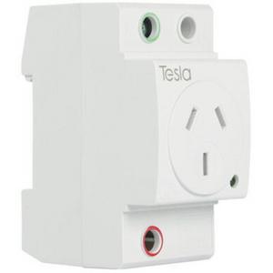DIN GPO 10 AMP 2 POLE AUTO-SWITCHED