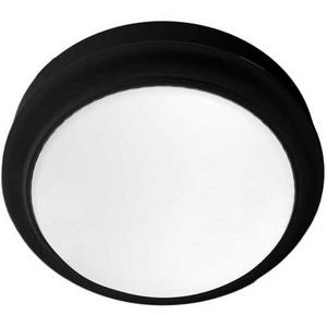 BUNKER LED 15W TRI COLOUR IP65 BLACK ROUND