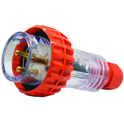 Trader General (Trader) BUP320F | Plug IP66 20A 250V 3 Flat Pin | Round ...
