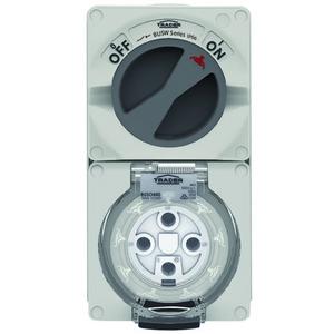 COMB SW. SOCKET IP66 40A 500V 4 PIN