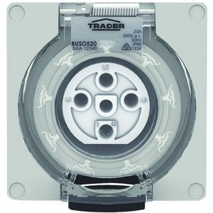 SOCKET IP66 20A 500V 5 PIN, L/E