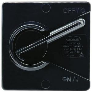 WPROOF ISOLATOR IP66 20A 250V 1P SML BK