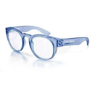 GLASSES BLUE FRAME CLEAR UV400 LENS CRUISERS