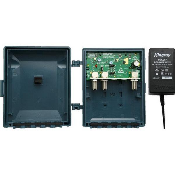 VHF/UHF Masthead Amplifier With 35Db Gain, Ideal Electrical Catalogue Av Security Detection Antennas Catv Amplifier - Construction Supplies Australia