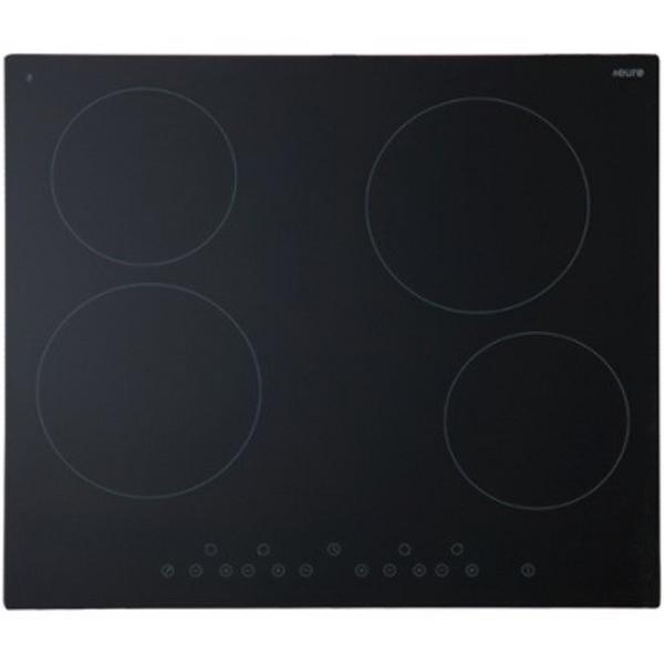 Euro Cooktop 60CM Electric Ceran Glass 4 Zone Touch Contrl Timer, Ideal Electrical Catalogue Electrical Appliances Appliances Oven - Construction Supplies Australia