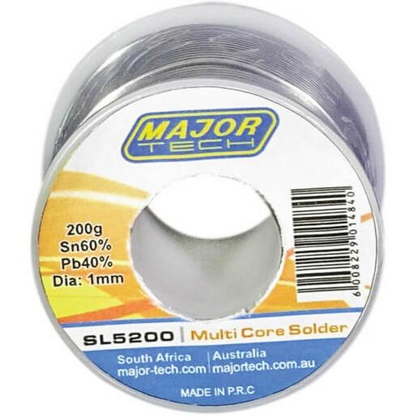 Multicore Solder 200G 1mm, Ideal Electrical Catalogue Tools Instrumentation Soldering Soft Solder - Construction Supplies Australia