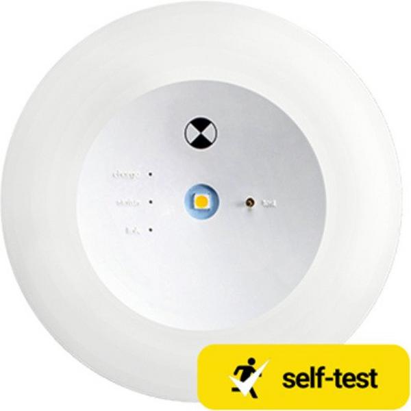 EMERGENCY SELF-TEST RECESSED LIGHT IP20 LITHIUM SUNRISE, Ideal Electrical Catalogue Light Fittings Emergency Exit Emergency Luminaire - Construction Supplies Australia