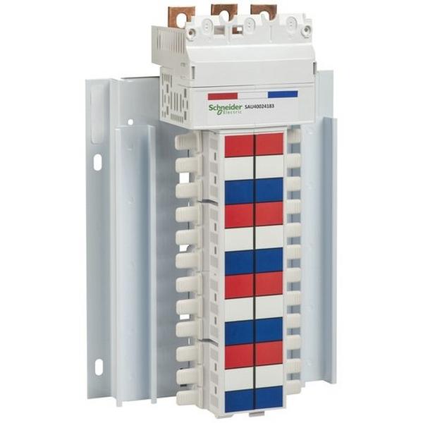 A9 SAU CHASSIS 3PH 400A 18MM 24P TBF, Ideal Electrical Catalogue Power Distribution Busbar Distributor Assembly Busbars - Construction Supplies Australia
