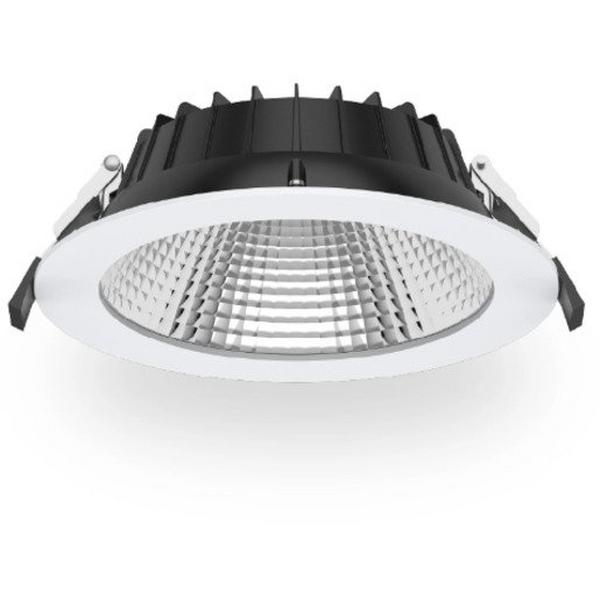 Downlight LED 16W Tri Colour IP40 Dimmable 150mm White Cob, Ideal Electrical Catalogue Light Fittings Downlight Downlight Spot Floodlight - Construction Supplies Australia
