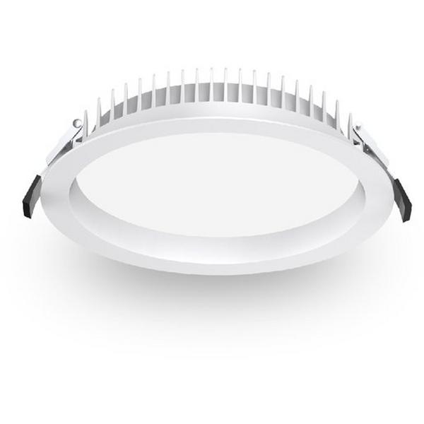Downlight LED 25W Tri /W Driver White, Ideal Electrical Catalogue Light Fittings Downlight Downlight Spot Floodlight - Construction Supplies Australia