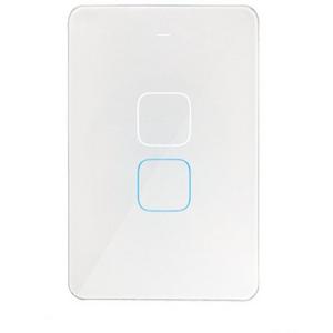 SENOA MULTI PURPOSE SWITCH GLASS 4 BUTTON 10A 230V WHITE