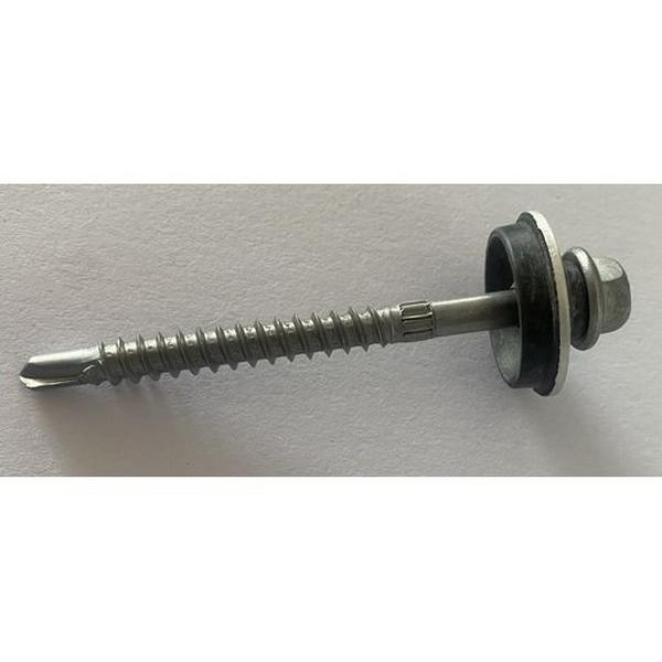14-10 X 75 Hex Metal Self Drill Screw (Cyc Gal4), Ideal Electrical Catalogue Energy Management Solar Mounting Systems Solar Roof Mounting Components - Construction Supplies Australia