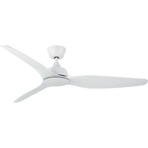 CEILING FAN GUARDIAN 56"/1420MM 3 BLD ABS WHITE WO/LIGHT