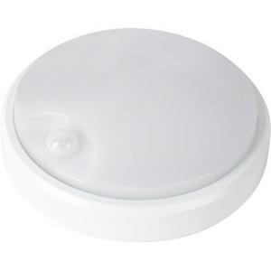 BUNKER LED 15W TRI COL PIR SENSOR OVAL COVE