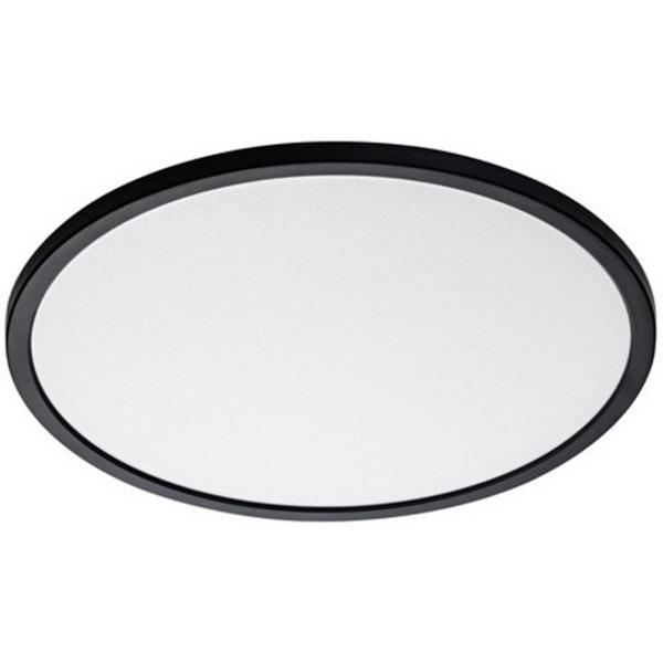Oyster LED 32W Tri Colour 420mm Matt Black Fino, Ideal Electrical Catalogue Light Fittings Ceiling Wall Lighting Ceiling Wall Luminaire - Construction Supplies Australia