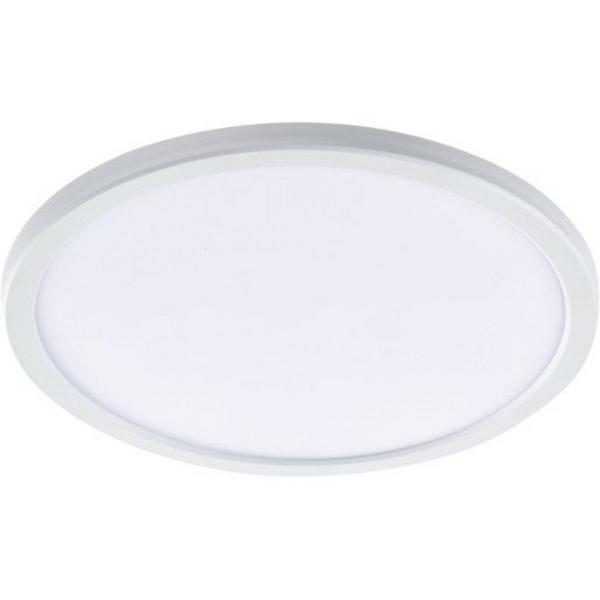 Oyster LED 18W Tri Colour 280mm White /W Sensor Fino, Ideal Electrical Catalogue Light Fittings Ceiling Wall Lighting Ceiling Wall Luminaire - Construction Supplies Australia