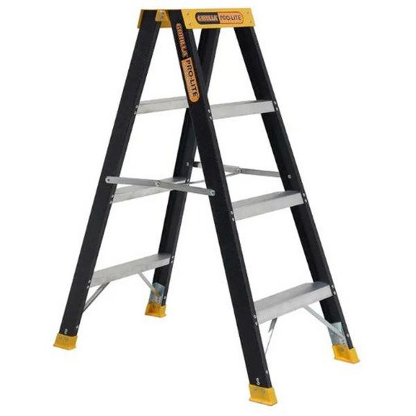 Doublesided A Frame Ladder 4 Step Fibreglass 150Kg, Ideal Electrical Catalogue Tools Instrumentation Ladder Scaffold Stepladder - Construction Supplies Australia