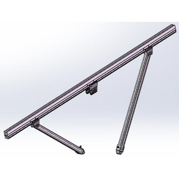 Pv-Ezrack Solar Terrace Ii-A Double Support (Pre-Assembled) Adjustable 20Deg With 3200mm G, Ideal Electrical Catalogue Energy Management Solar Mounting Systems Solar Roof Mounting Components - Construction Supplies Australia