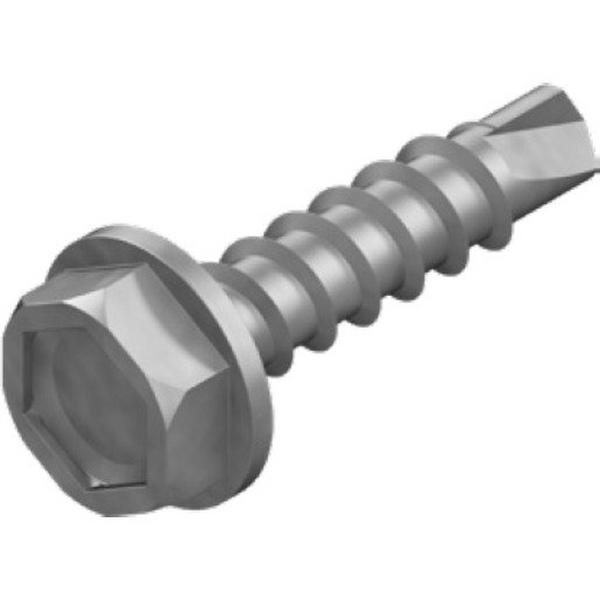 Hex Head Drill Point Screw 12G X 20mm-200 Pk, Ideal Electrical Catalogue Hardware Screws Wood Timber Screw - Construction Supplies Australia