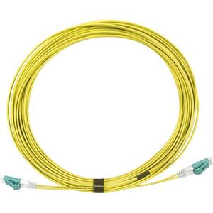 Fibre optic patch cord - LC-LC DUPLEX SM 2MM LEAD - D1LCLC10M-YL-SA1-2L-S